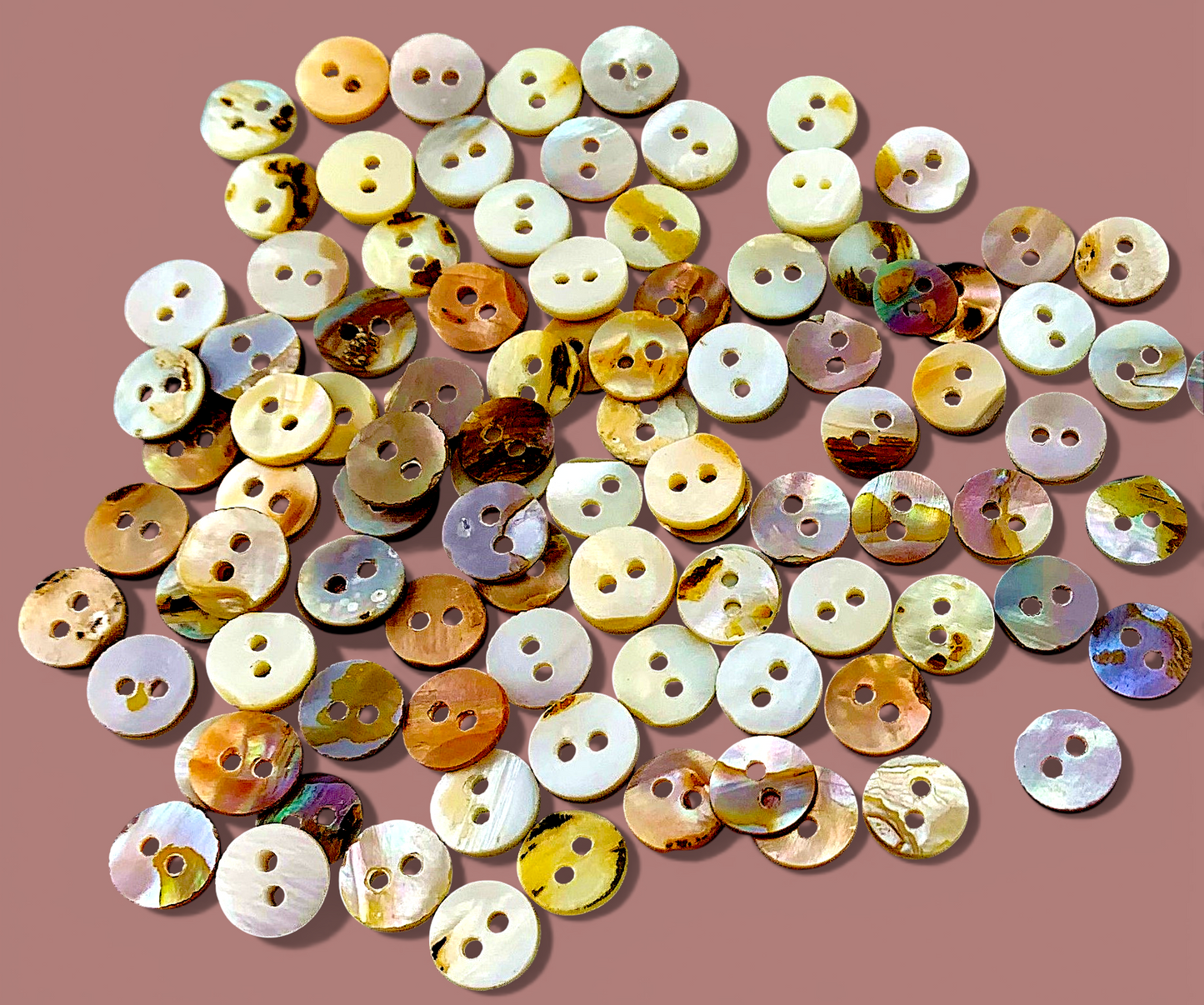 #2012 MOP Cut Buttons 11mm