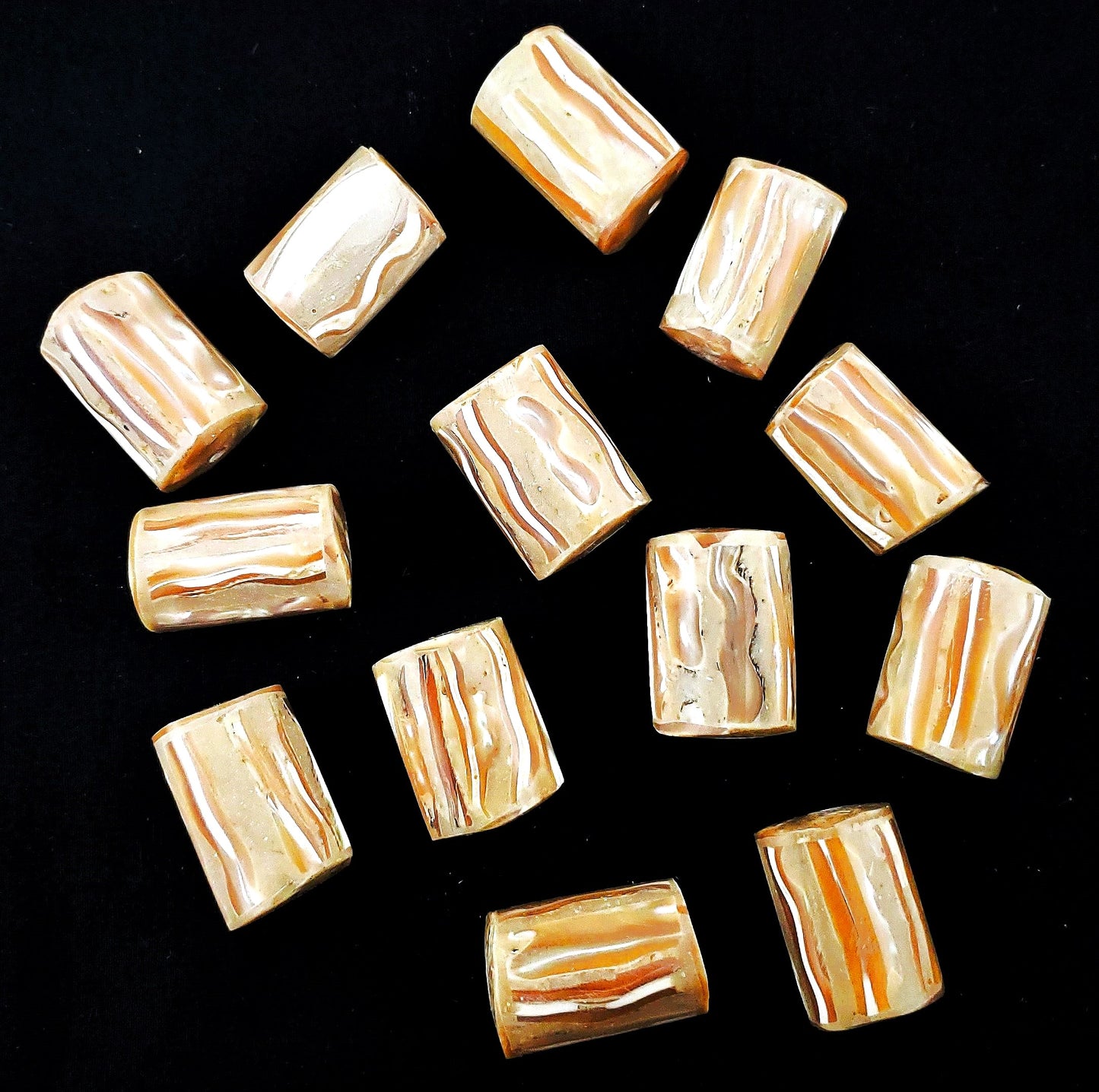 #240 MOP Inlaid Beads 1-1 1/2"