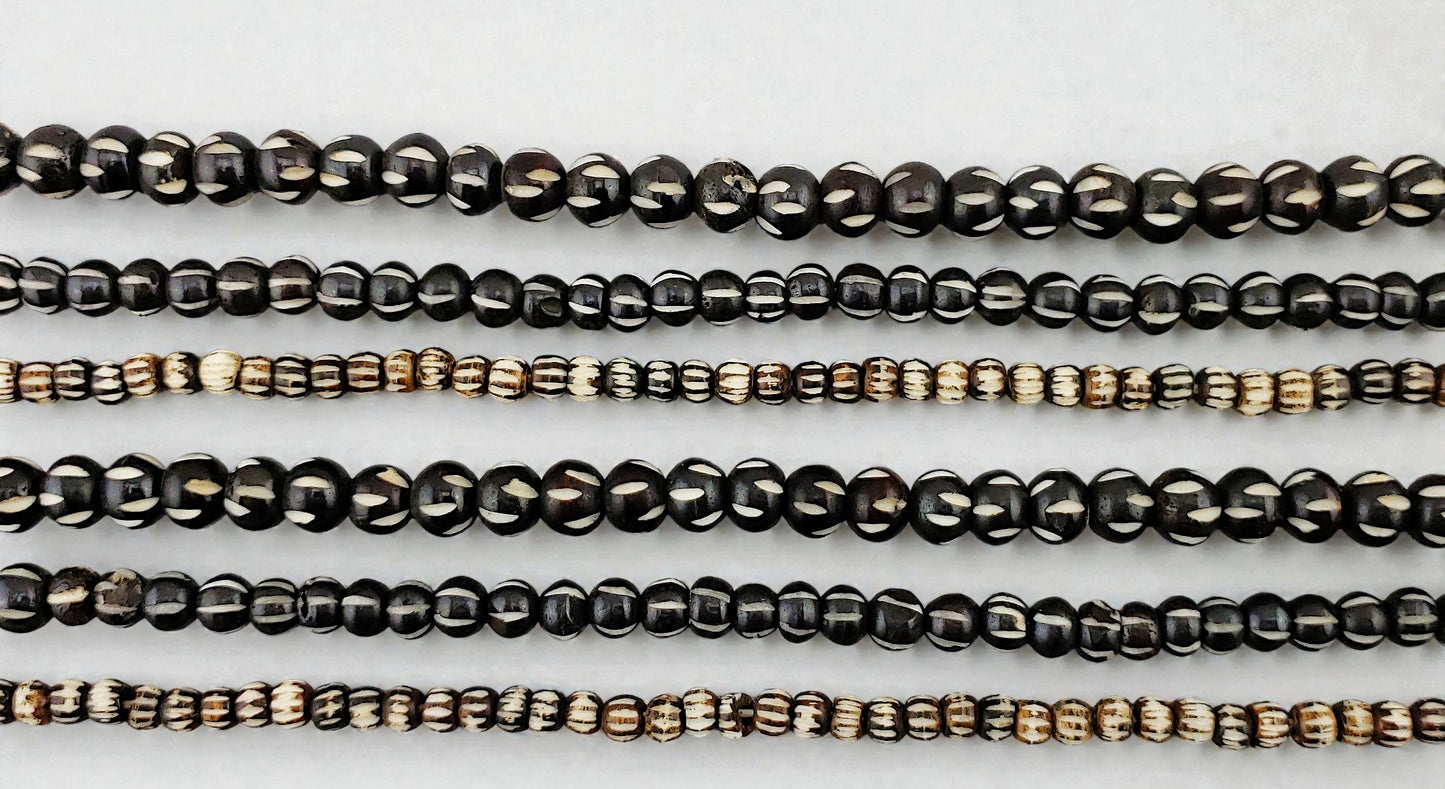 #743 Buffalo Horn Beads Assorted Design
