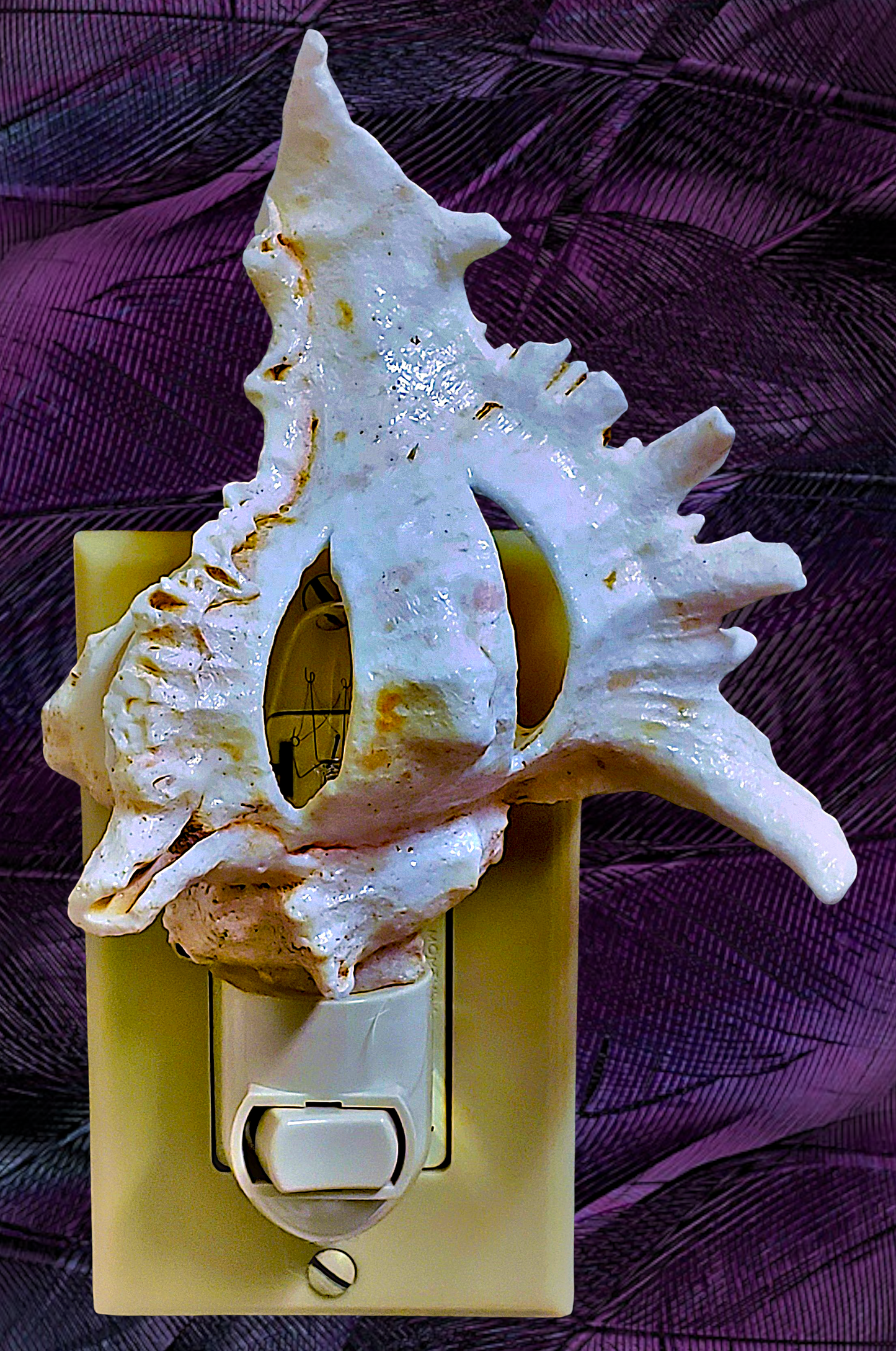 #7571 Murex ramosus Slit Design Nightlight 4"- 5"