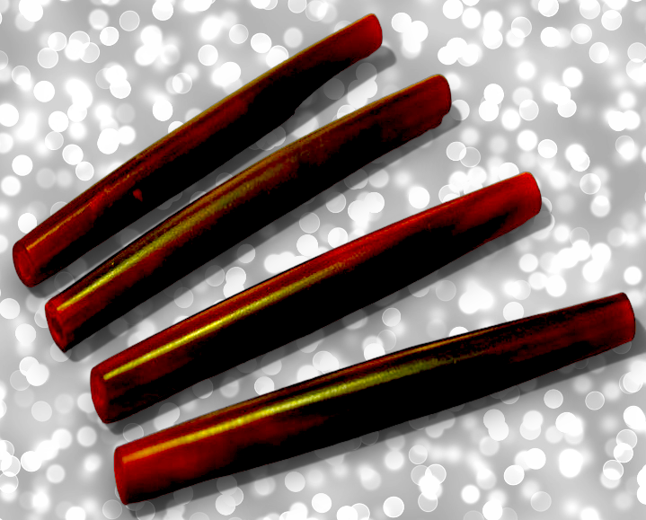BD-71 Water Buffalo Horn Hair Pipe Beads 4"
