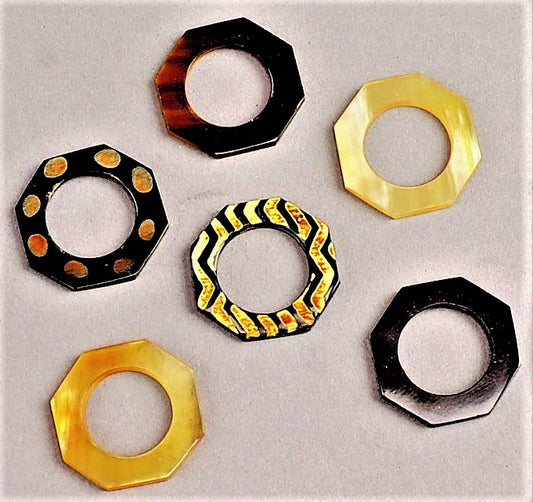 #2310 Buffalo Horn Beads 1 3/8"