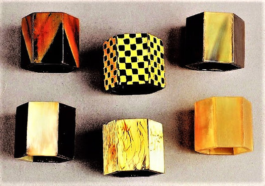 #2315 Buffalo Horn Beads 1 x1"