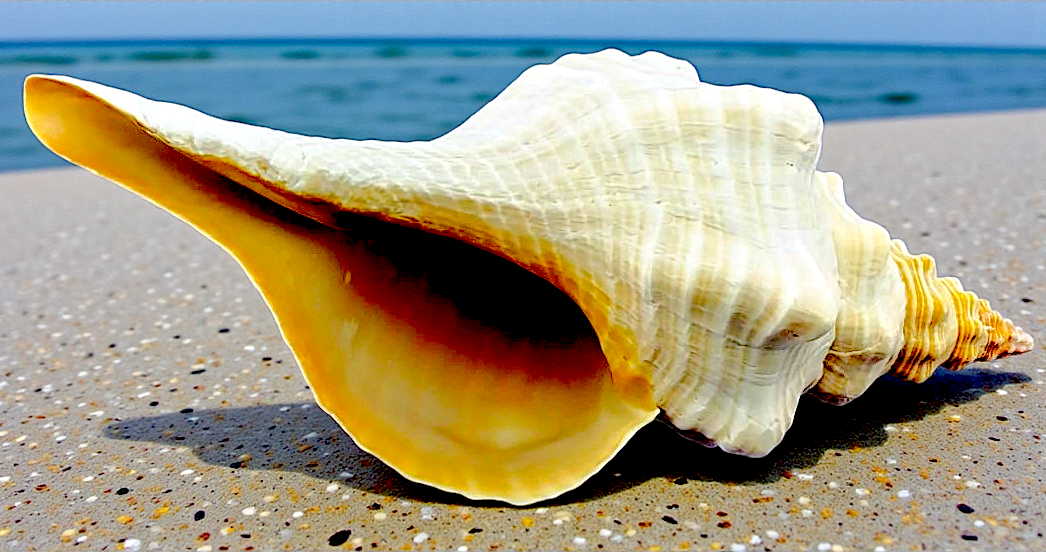 Horse conch polished