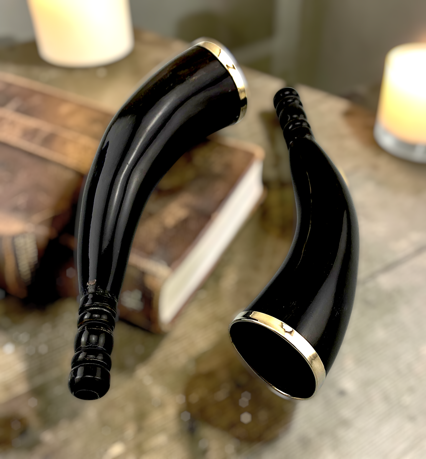 #8030 Buffalo Horn Musical Blowing Horn 7.5"- 8"