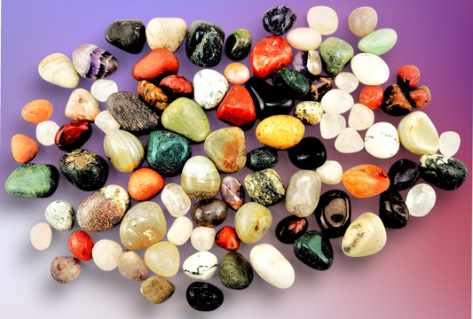 BD-16 Tumbled Natural Stone Pebbles 1/8 - 1 1/2"