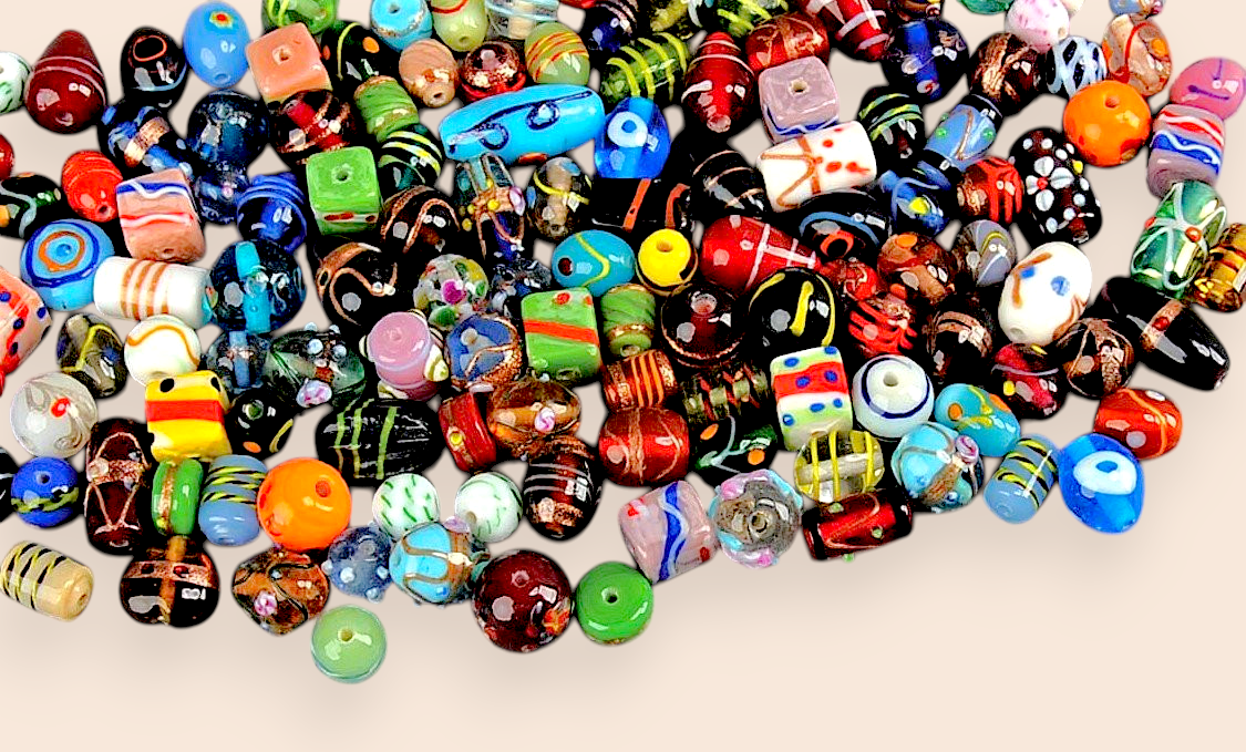 BD-803 Mixed Glass Beads 6-12mm