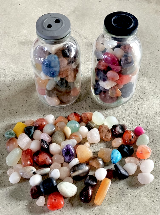 F-1143 Colorful Stones 180 grams in 100ml bottle