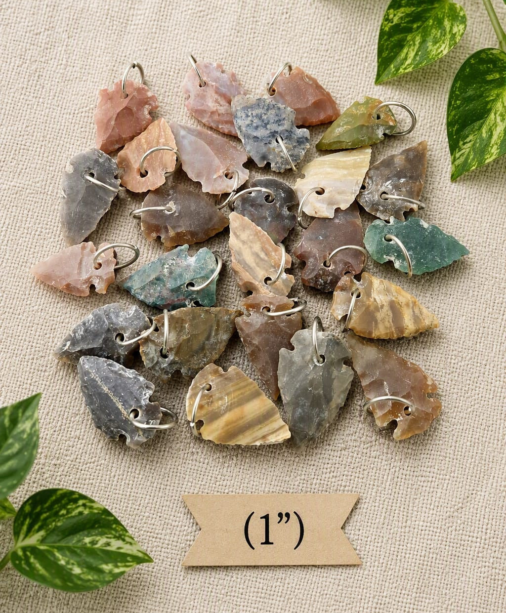 F-1236 Arrowhead Stone Pendants