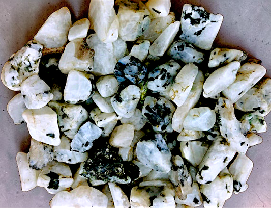 F-1251 Rainbow White Natural Stone Nuggets