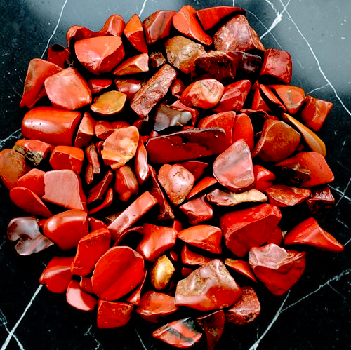 F-1266 Red Jasper Gemstone 15mm