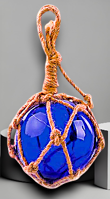 F-362 Glass Float 2" With Rope Netting