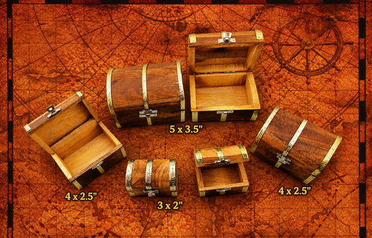 F-391B (Assorted Treasure Chests 3-5")