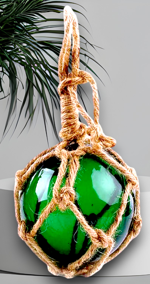 F-504 Green Glass Float 4"