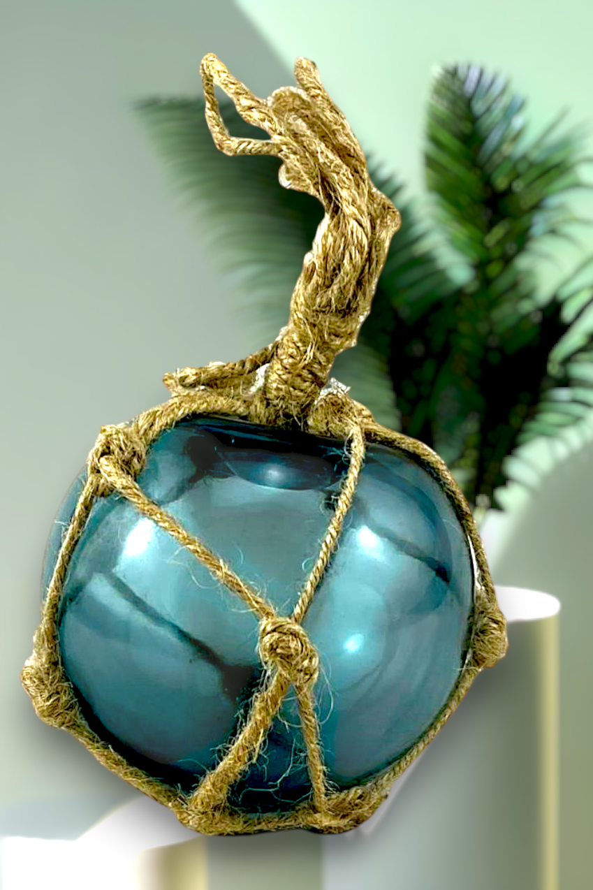 F-511 Montana Blue Glass Float 4"