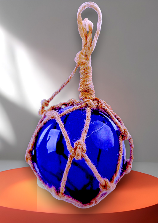 F-612 Cobalt Blue Glass Float 8"