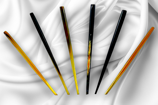 HP-115 Buffalo Horn Hair Sticks 7"