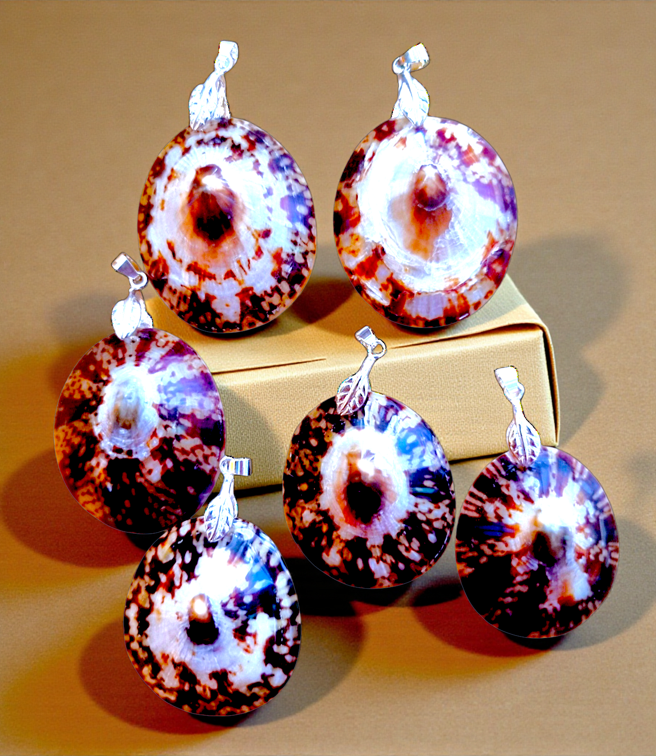 P-248 Polished Limpet Shell Pendants