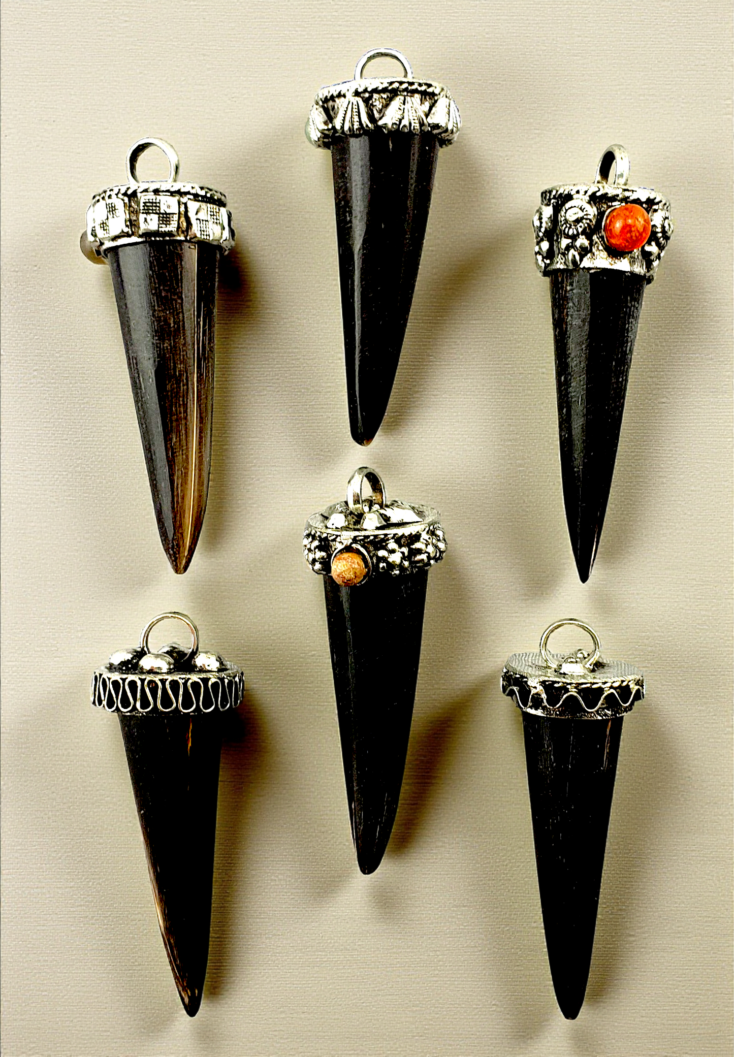P-51 Buffalo Horn Pendants