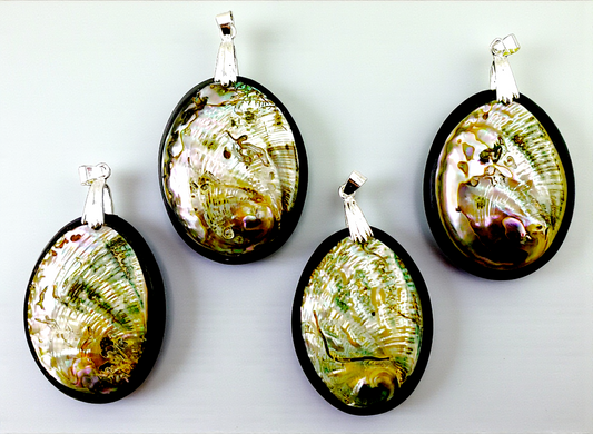 T-2883A Abalone Shell Pendants