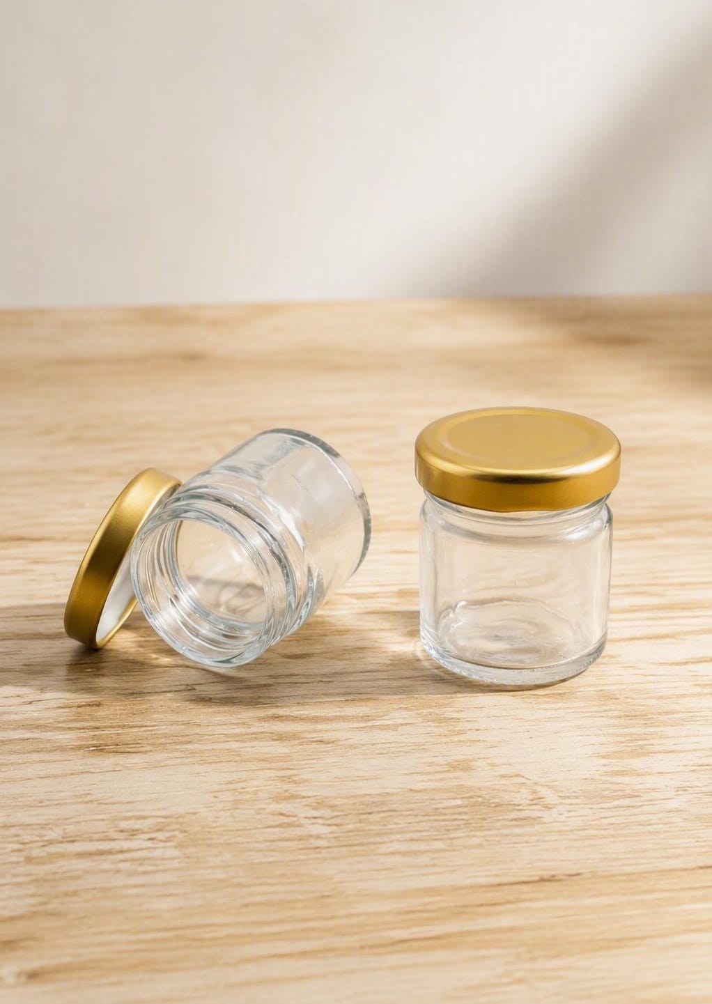 F-1246 (Mini Glass Bottles with Screw Cap) (2x1.5") (40 ML)